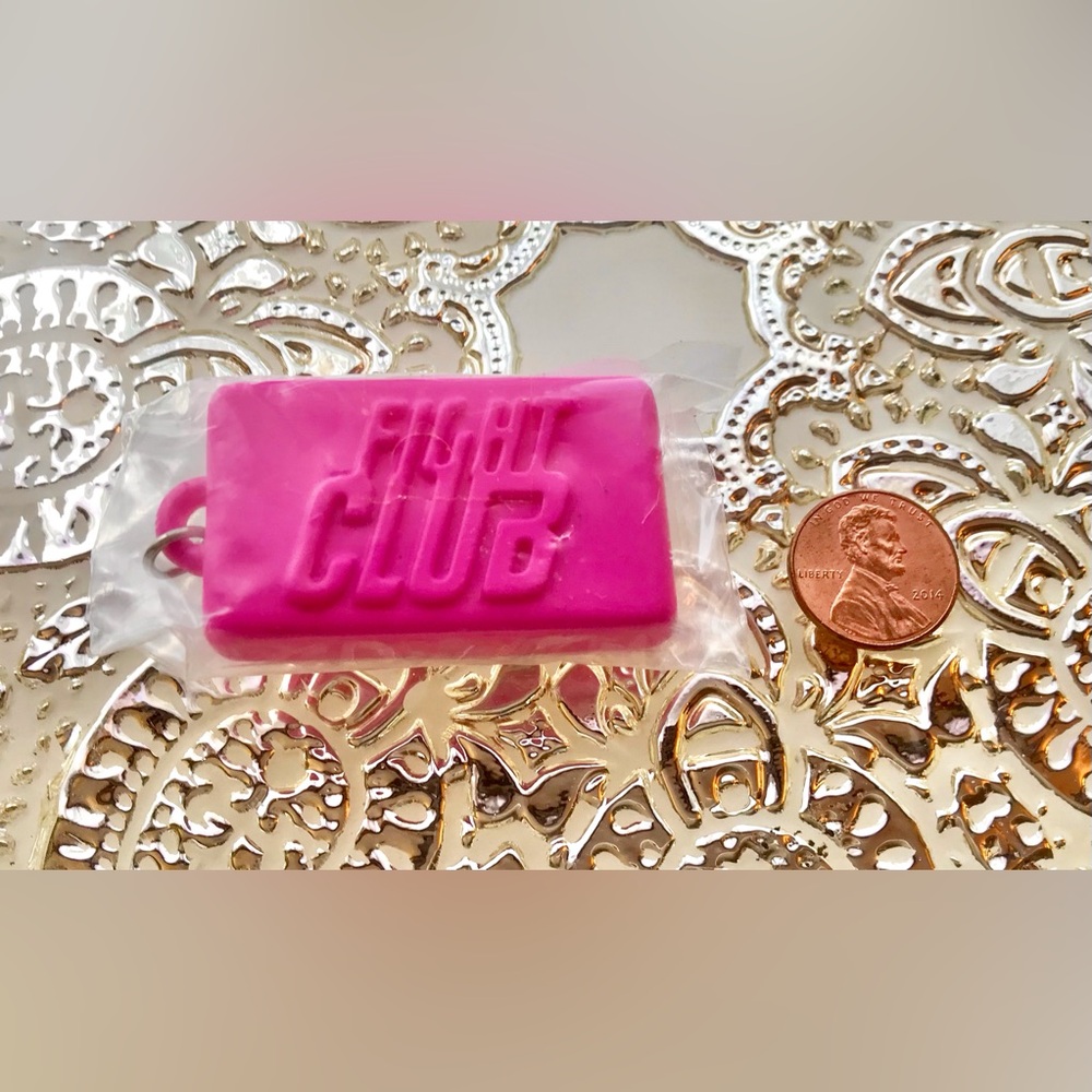 LOOT CRATE Pink Bar Soap Fight Club Movie merch Subscription Box